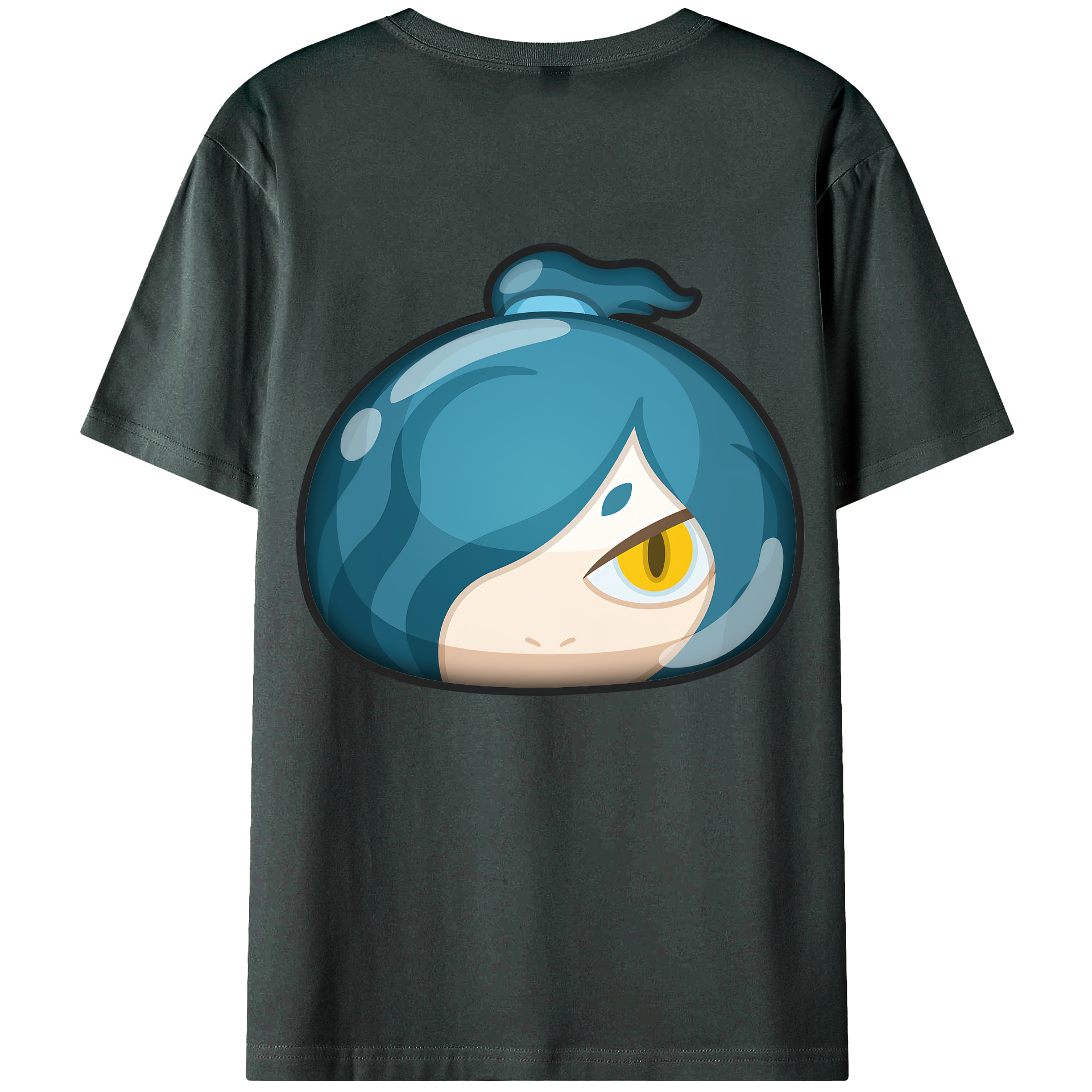 （画像用） 妖怪ウォッチ Yo-kai Watch 綿100％ メンズ半袖Tシャツ（バックプリント） 通気性